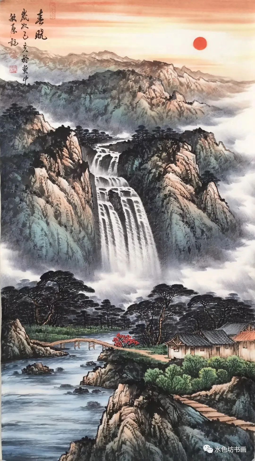 画家专栏│温牧原——浓墨重彩 山清水秀
