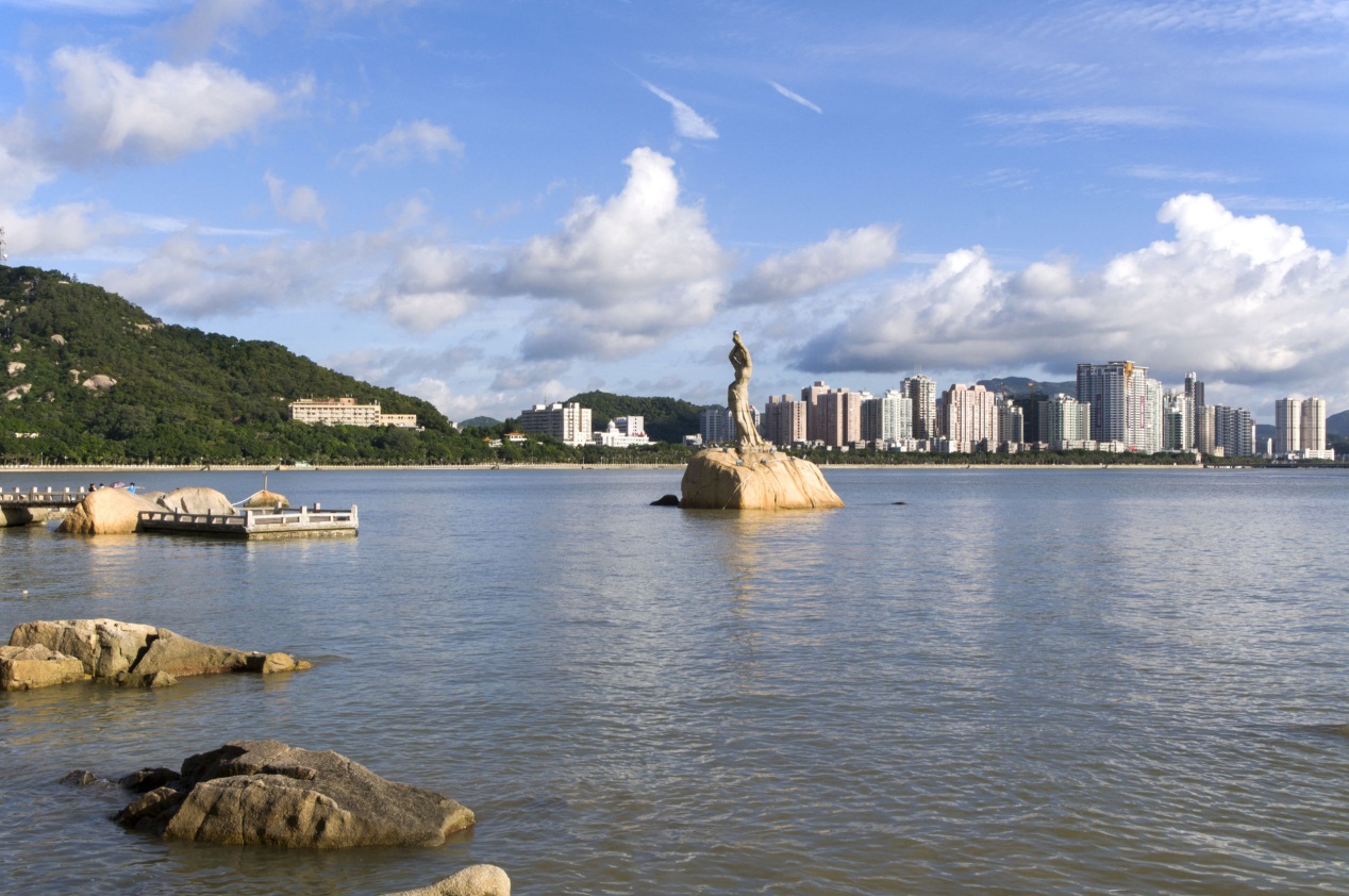 广东,珠海,花园城市,海岸线,海岛