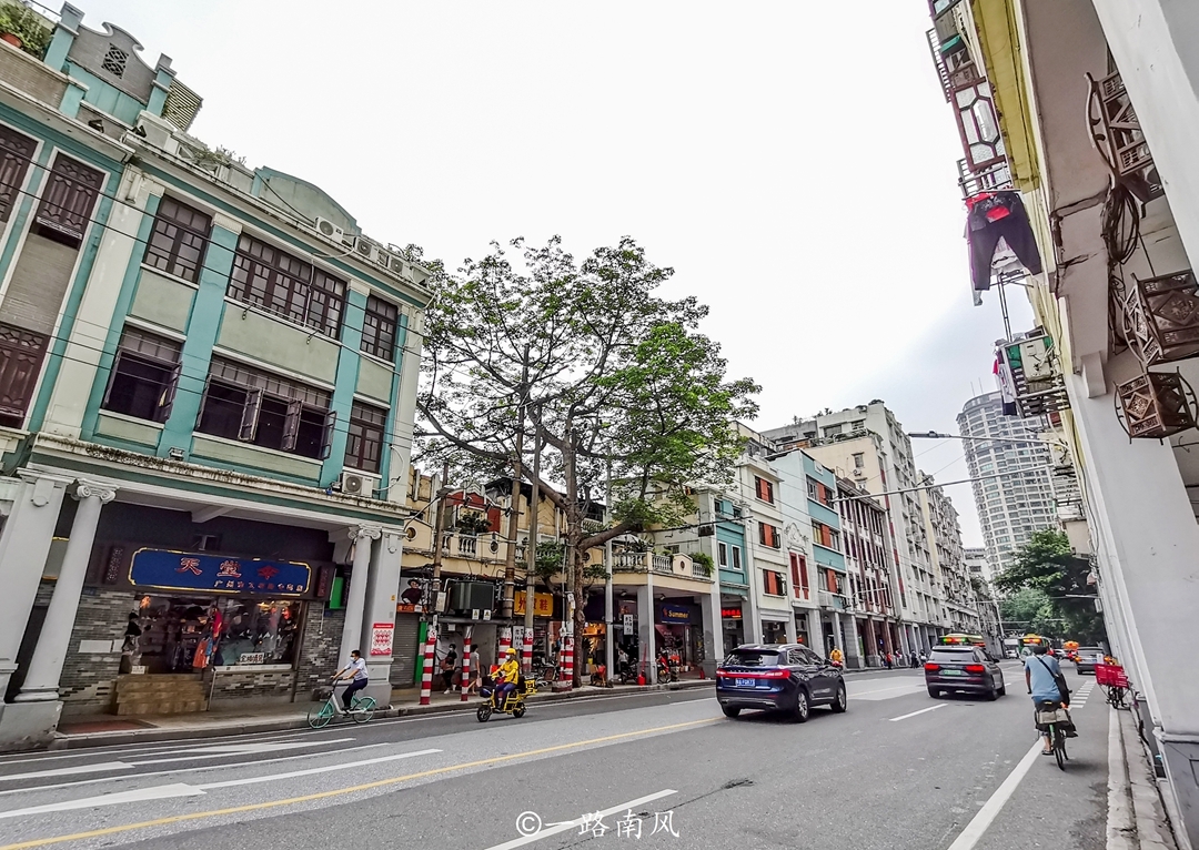 广州,文明路,骑楼街,历史老街,旅游胜地