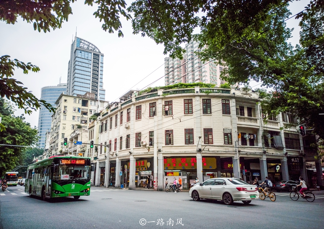 广州,文明路,骑楼街,历史老街,旅游胜地