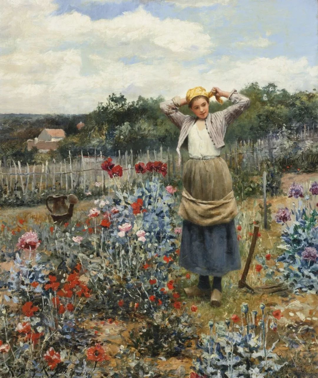 他的作品代表了19世纪绘画的诸多主题,画面好唯美!