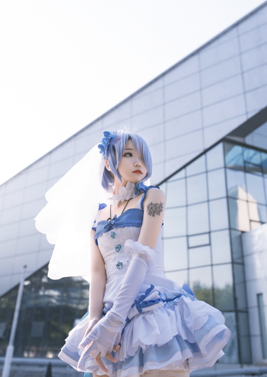 cos:漫展上的花嫁蕾姆,从此刻是幸福开始的起点