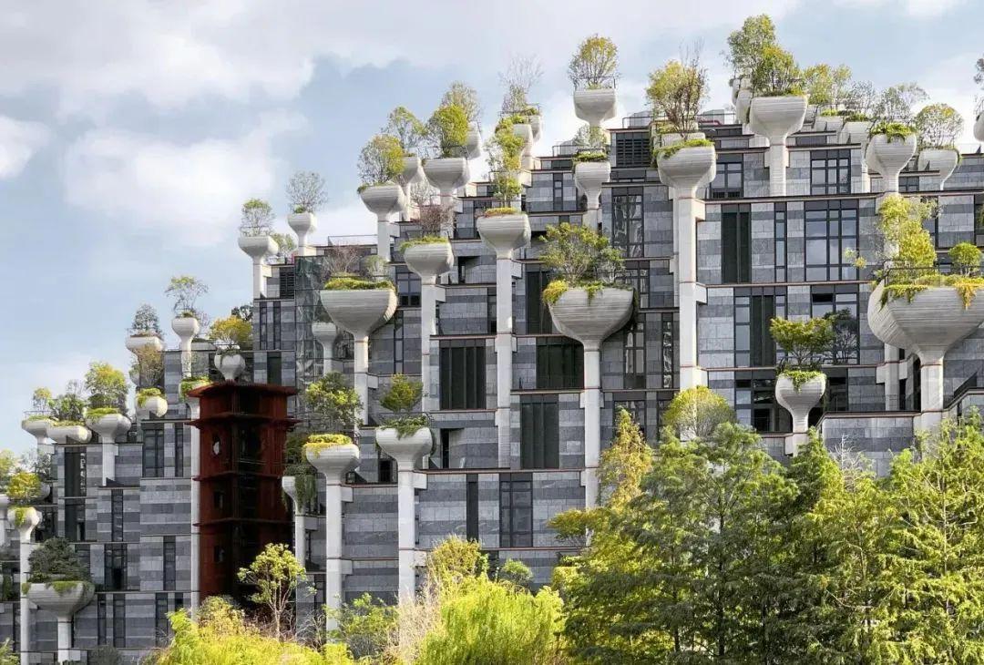 一栋建筑里塞满1000棵树,设计师眼中的空中花园,却被吐槽像坟地