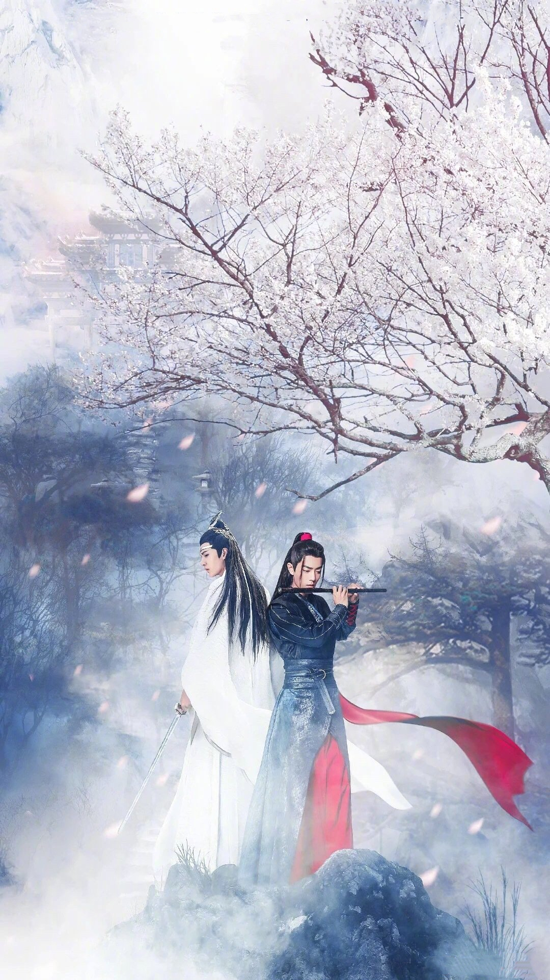 《陈情令》高清绝美壁纸:蓝湛,敬你,人生得一知己,足矣