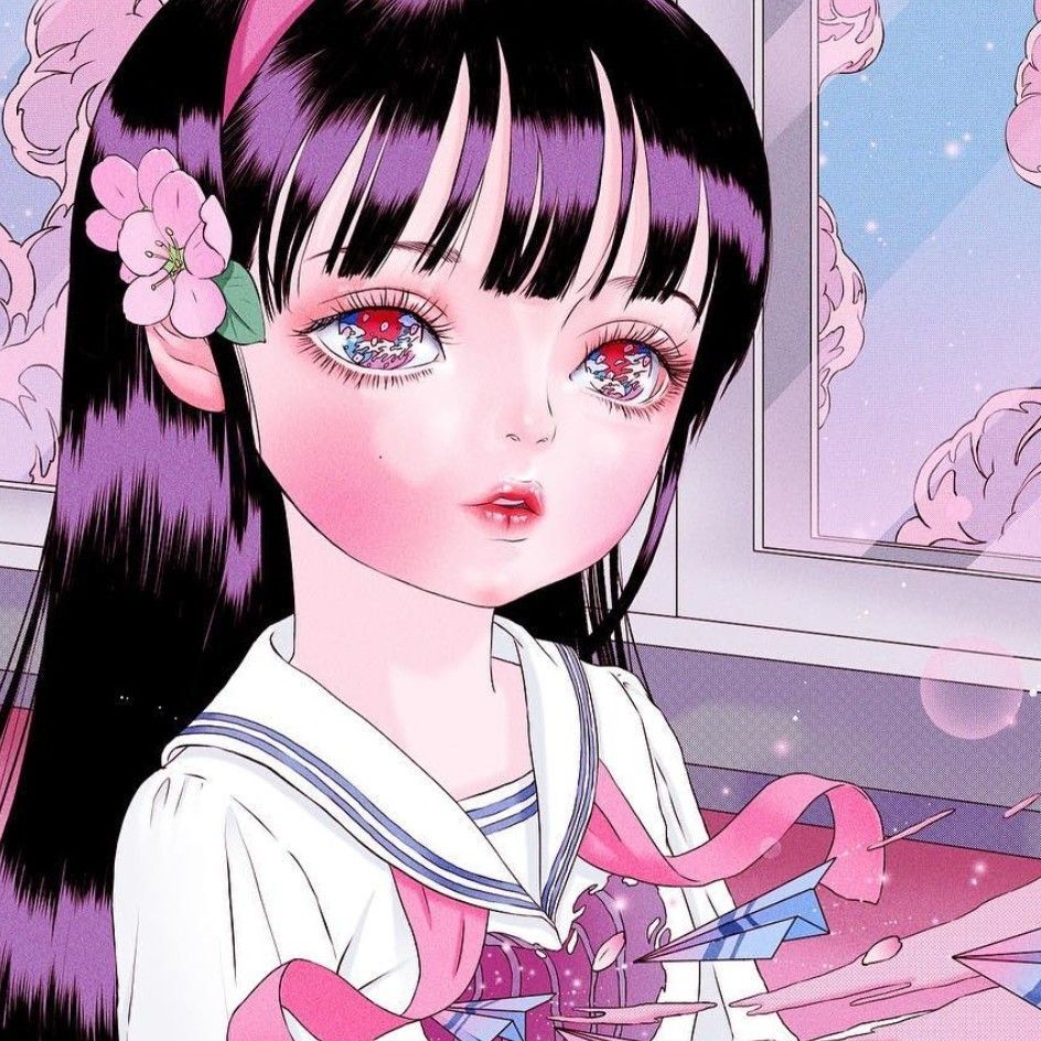 女生动漫头像,总在晚上回忆过去,分析对错