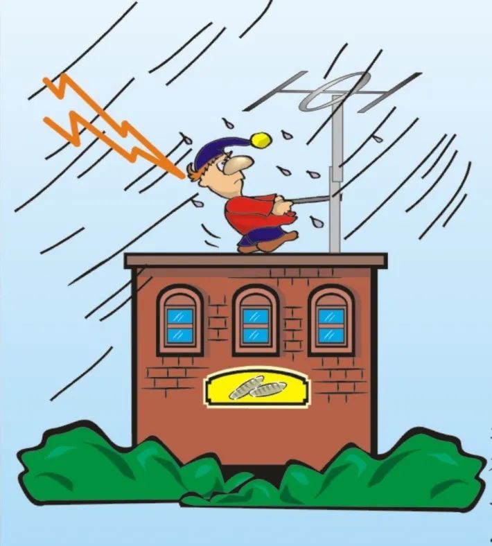 防雷应注意事项 1,雷打出头物,雷雨天气不宜停留在建筑物和楼顶天面