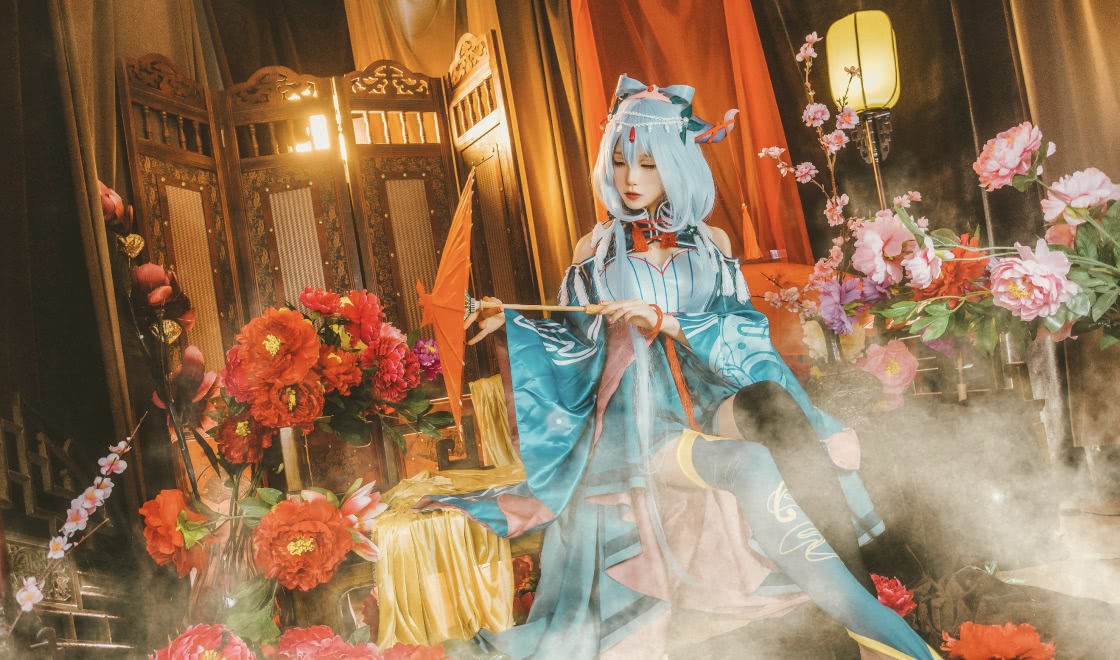 cosplay:洛天依@水淼aqua
