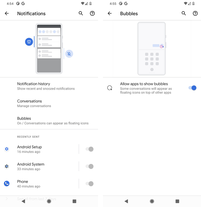 有人收到了暂停发布的android 11官方更新 快来看看这些新功能 看点快报