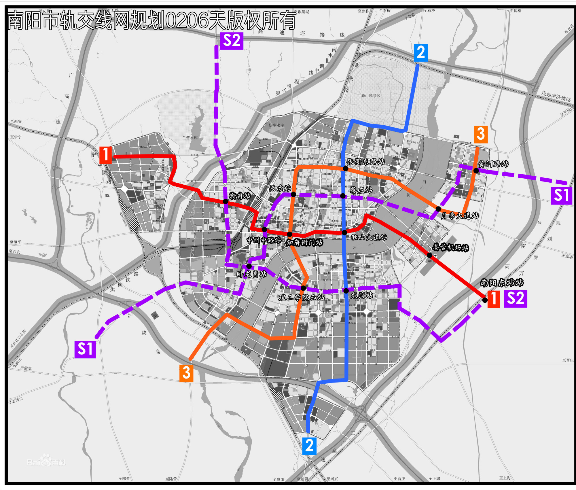 千万人口的南阳市,规划的5条地铁线路是谣传