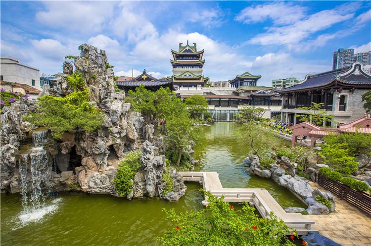 园林,旅游景区,粤剧艺术博物馆,岭南,苏州园林
