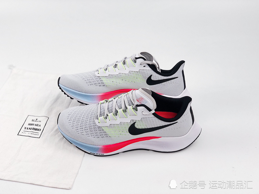 耐克nike登月37代 针眼网纱透气缓震疾速跑鞋
