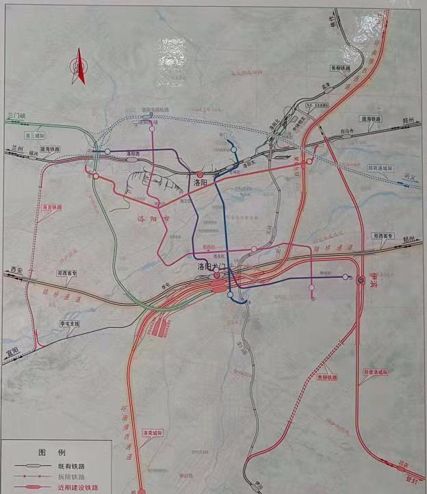 洛阳,规划,铁路,呼南高铁,郑登洛城际铁路