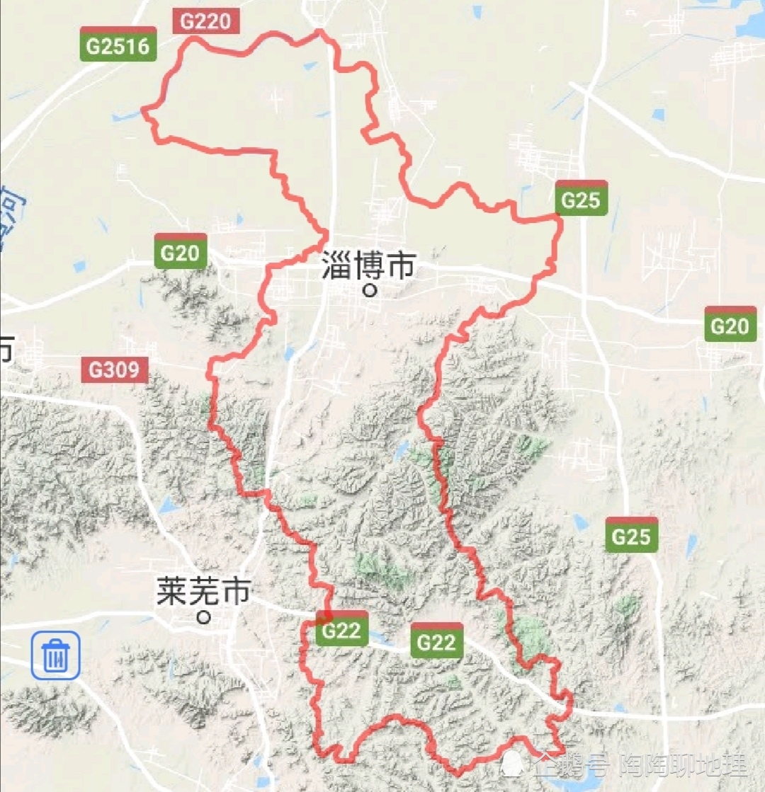 淄博市5区3县建成区排名,张店区最大,高青县最小,来了解一下?