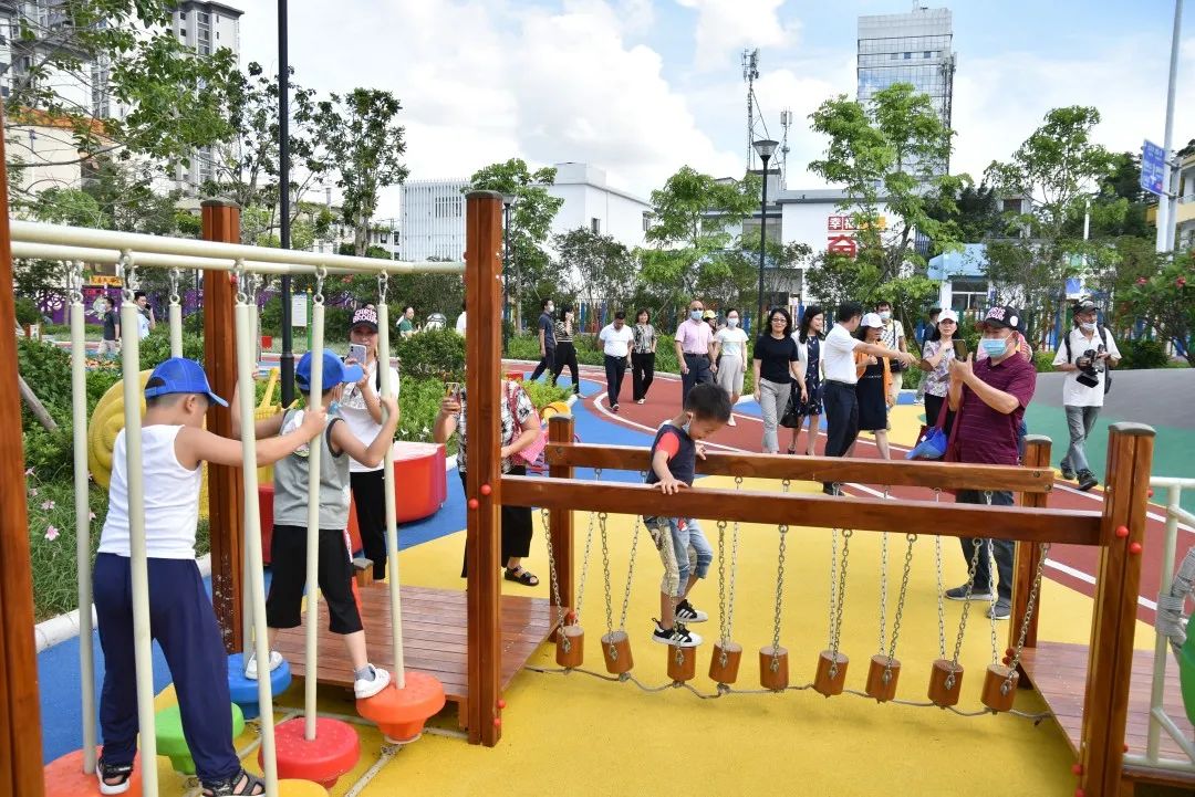 中山市首个社区儿童公园开园啦!