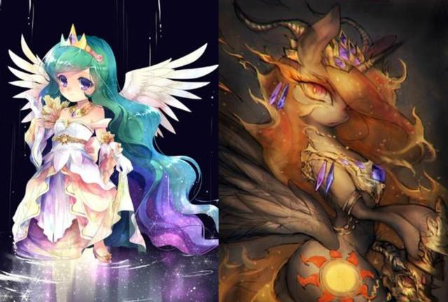 月亮公主的名字就显得十分的神秘,全身上下是以紫色为主,比较的高贵.