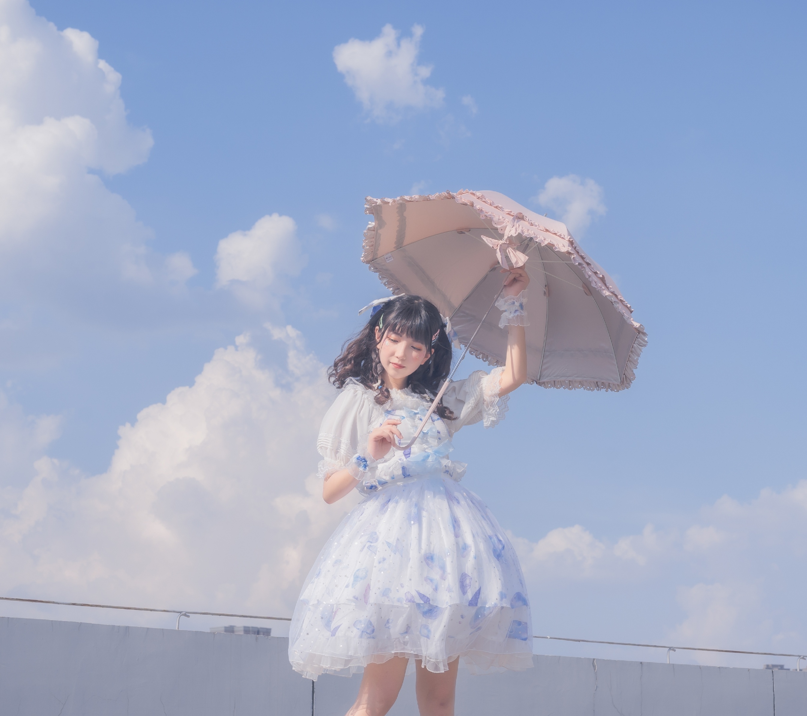 lolita装扮:小姐姐真的像是云一样温柔啊