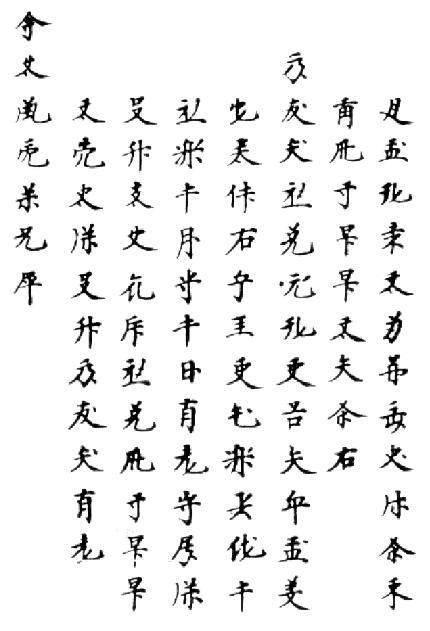 一千年前的两种文字,都源自汉字,一个简化汉字另一个繁化汉字