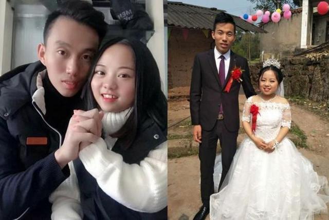 1米2"袖珍女孩"嫁1米8的帅小伙,丈夫:不介意妻子
