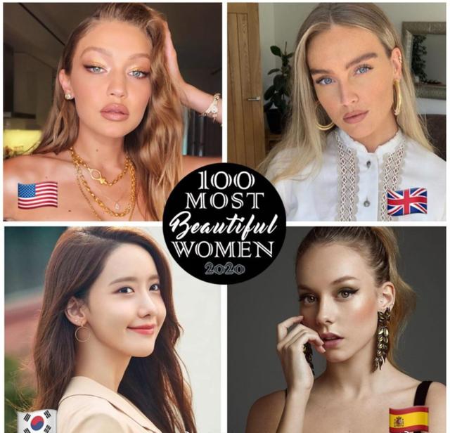 2020百大最美女星,迪丽热巴,刘亦菲上榜