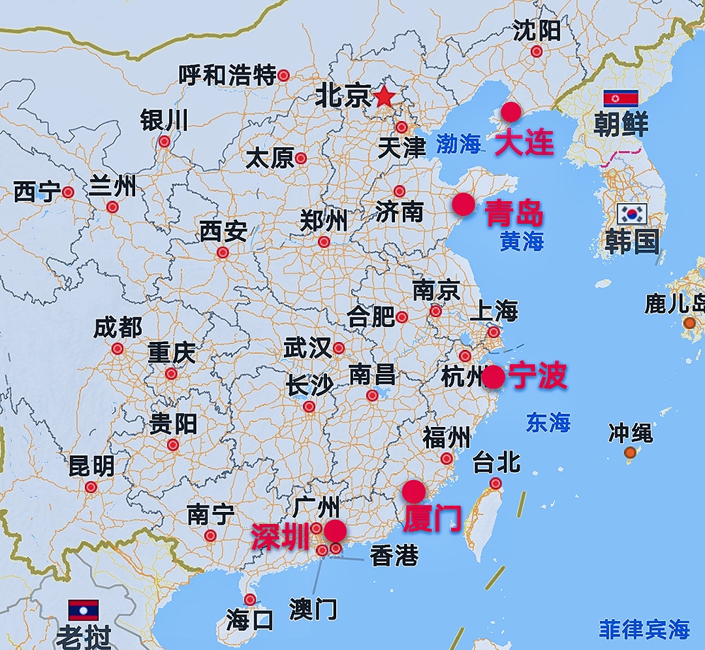 我国5大计划单列市,深圳直追直辖市,宁波,青岛正冲刺全国前十