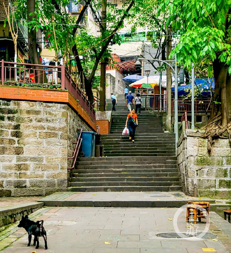 张家花园,张家花园社区,重庆,中心地带,山城步道,大溪沟街道
