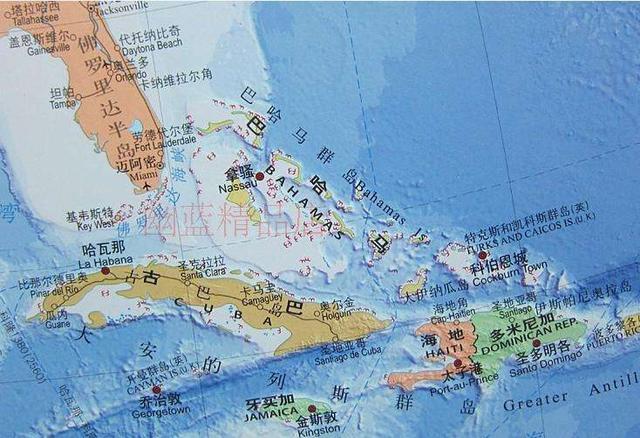 位于加勒比海北部距离美国佛罗里达半岛只有217公里远的古巴一直被