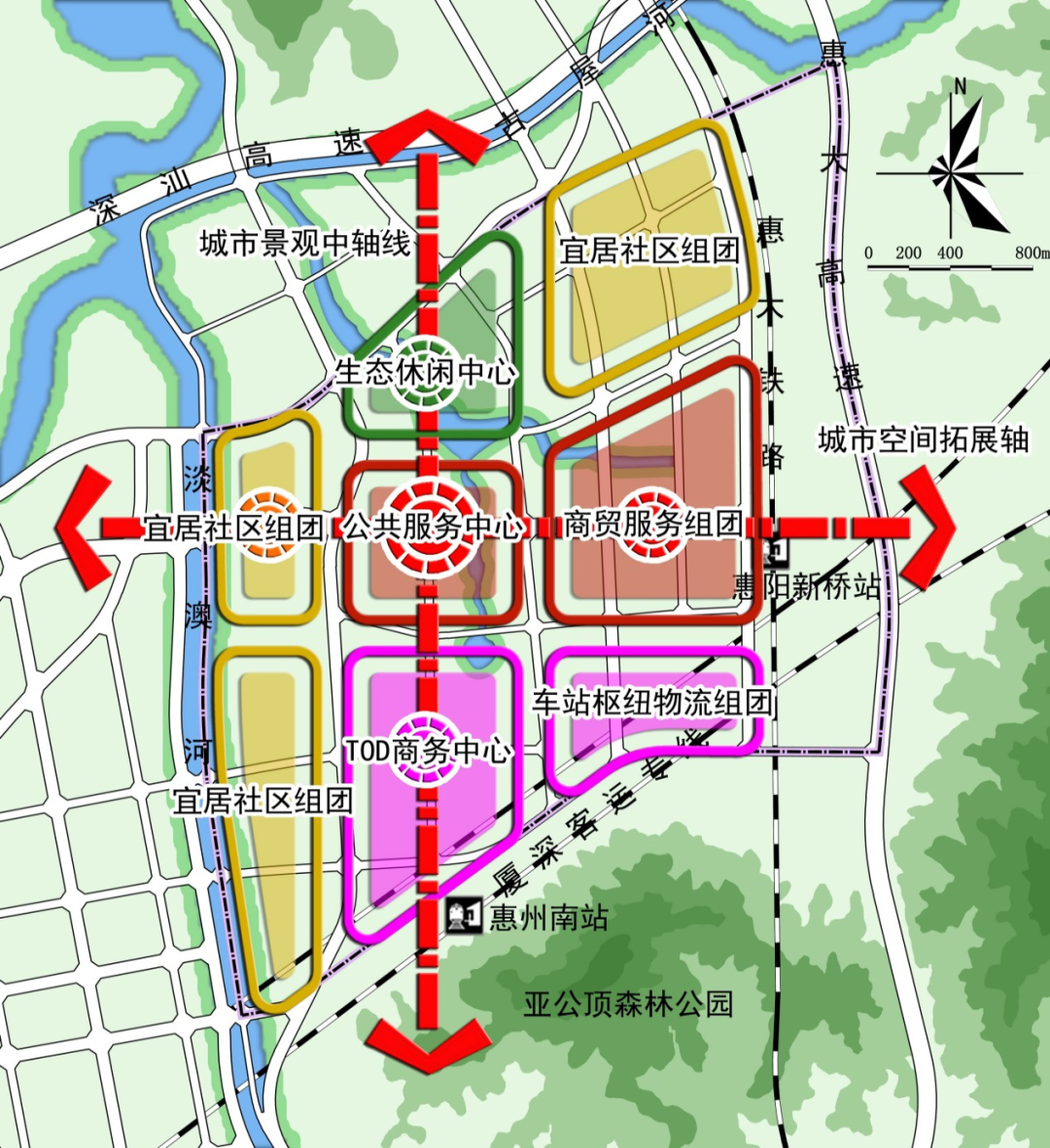 惠州的省级新区 "环大亚湾新区"总体规划发布,涵盖惠阳,大亚湾和惠东
