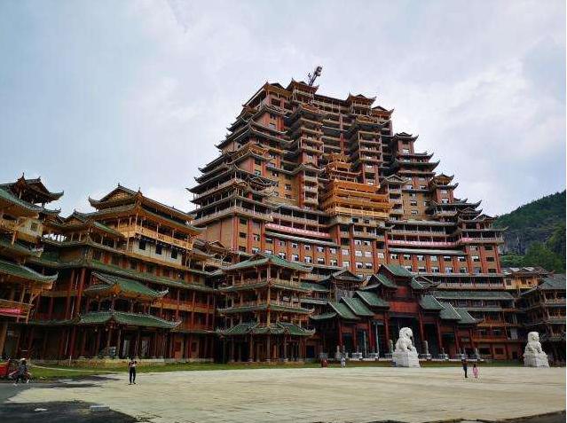 旅游,城市,独山县,地标建筑,烂尾楼