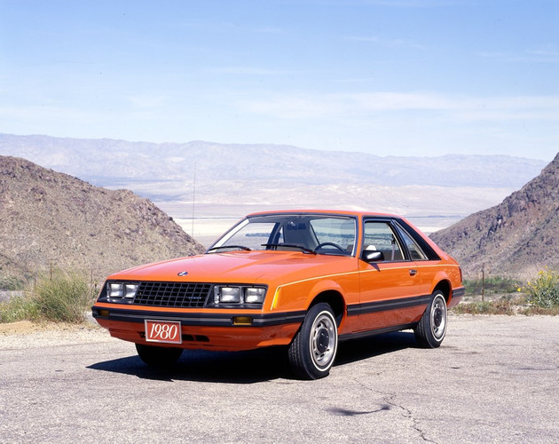 1980 orange mustang