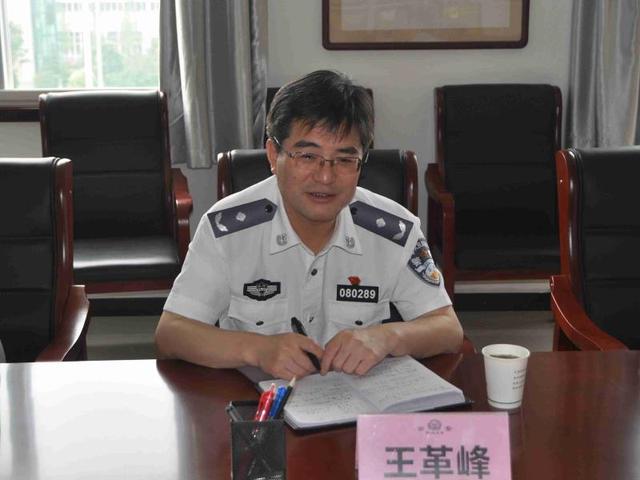 陕西警官职业学院领导来乾县公安局调研公安工作