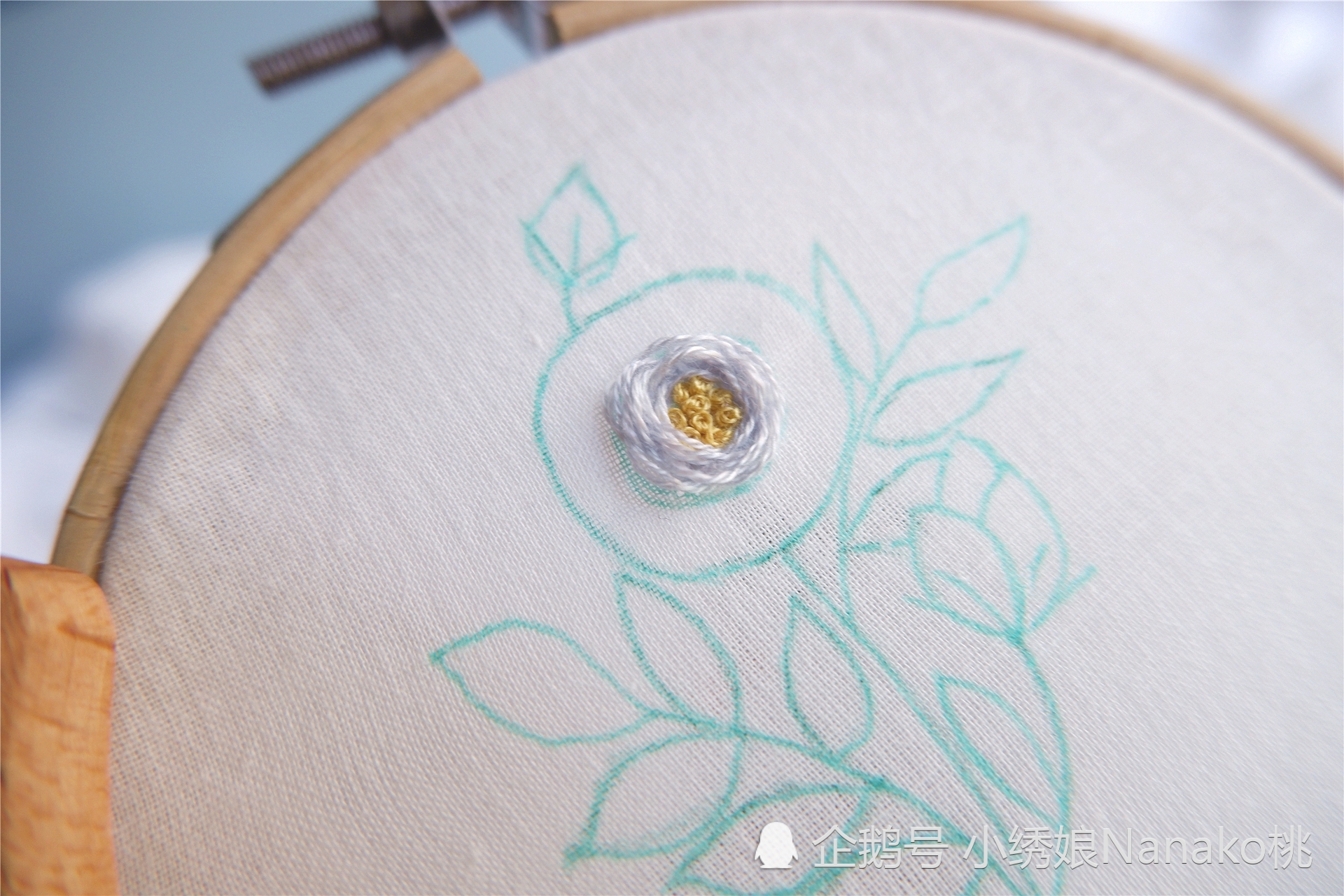 刺绣,手工教程,玫瑰,花朵制作,diy