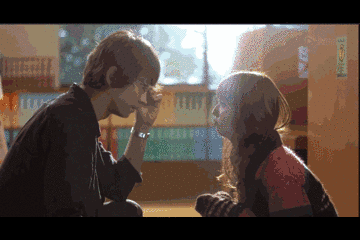 电影中的经典一幕,这小心脏砰砰的.