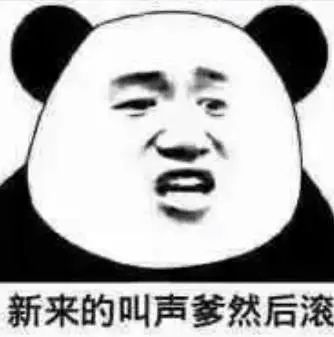 熊猫头表情包 i 你是污言秽语 头脑有病