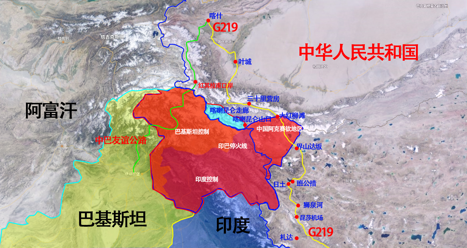 自驾新藏线和阿里北线你所想要的知道的克什米尔阿克塞钦地区