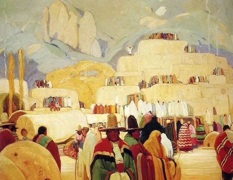威廉·维克多·希金斯 绘画作品欣赏 可爱的色彩,抒情