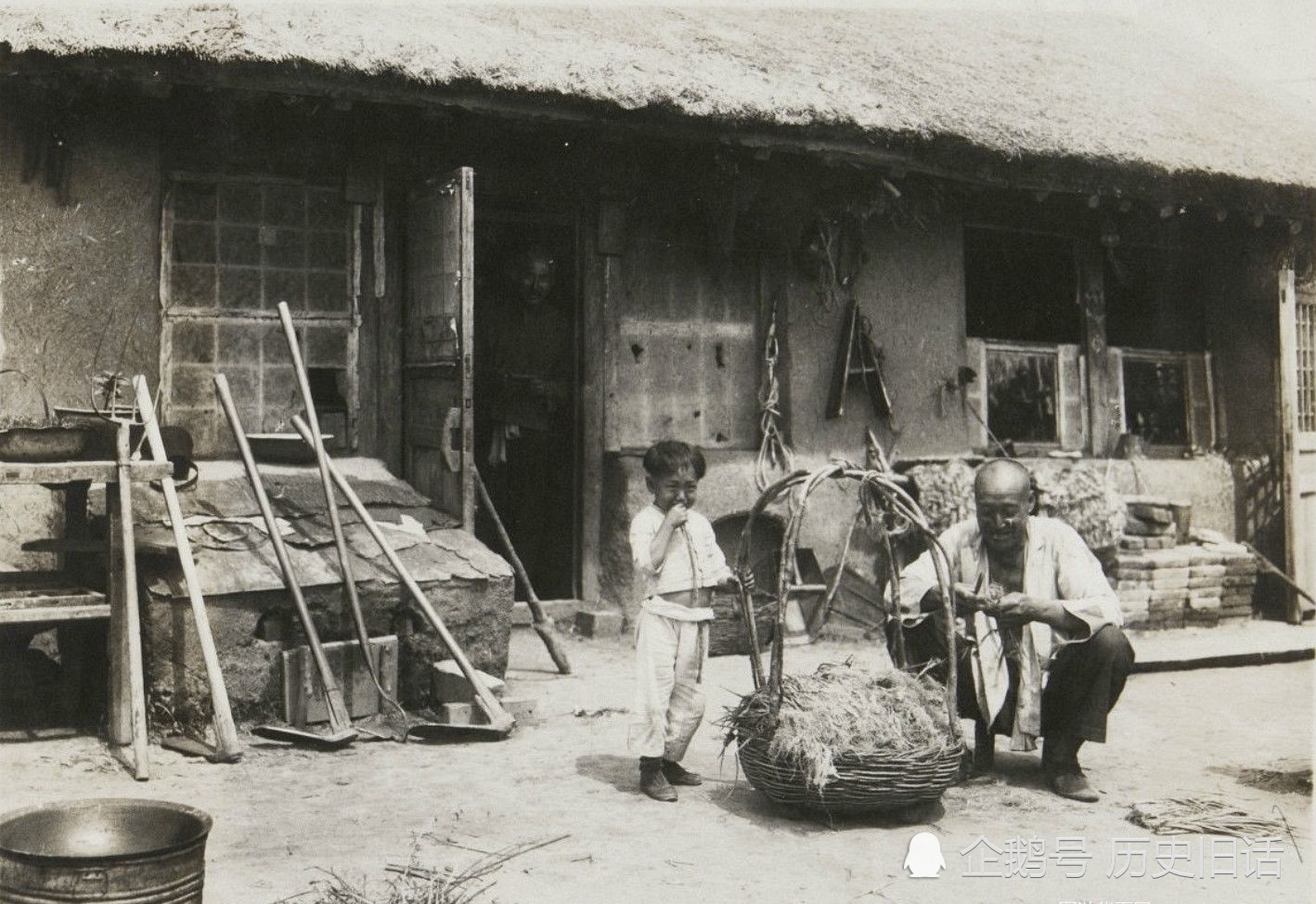 1934年黑龙江佳木斯富锦城老照片,被日本侵略者占领还