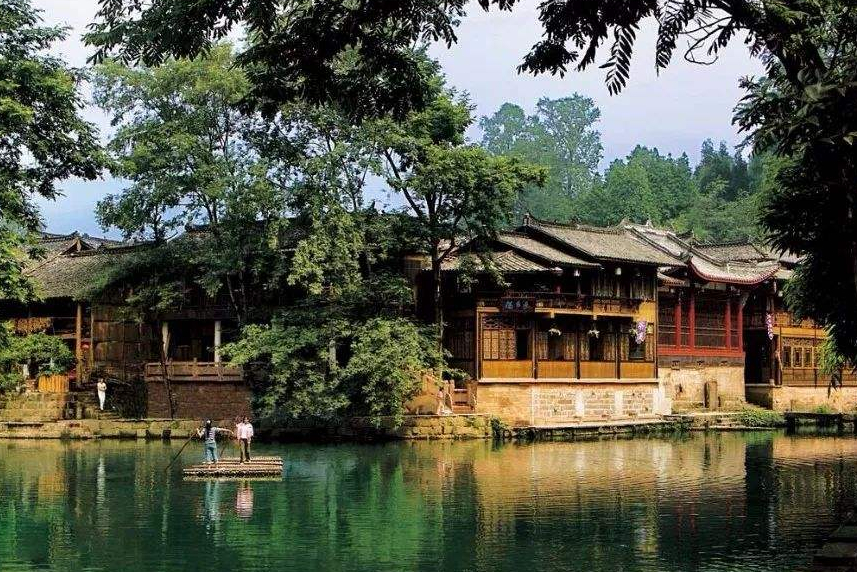 四川,古镇,上里古镇,雅安,柳江古镇