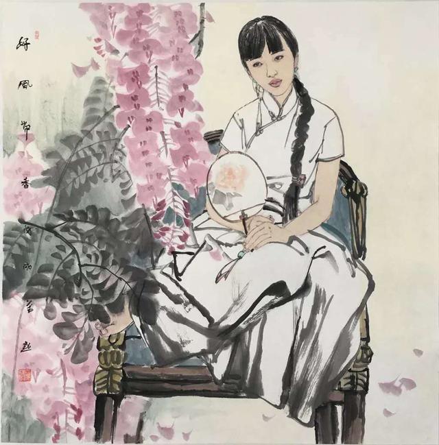 中国画,人物画,姜超