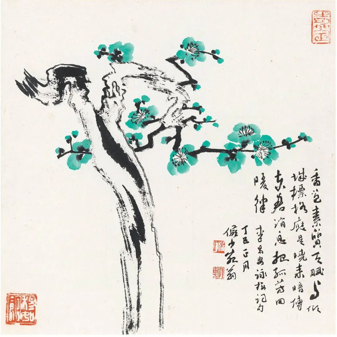 陆俨少,画家,山水画,梅香册,花鸟画