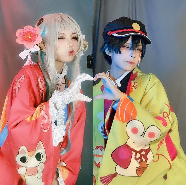 地缚少年花子君 八寻宁宁花君子cp组合cosplay正片