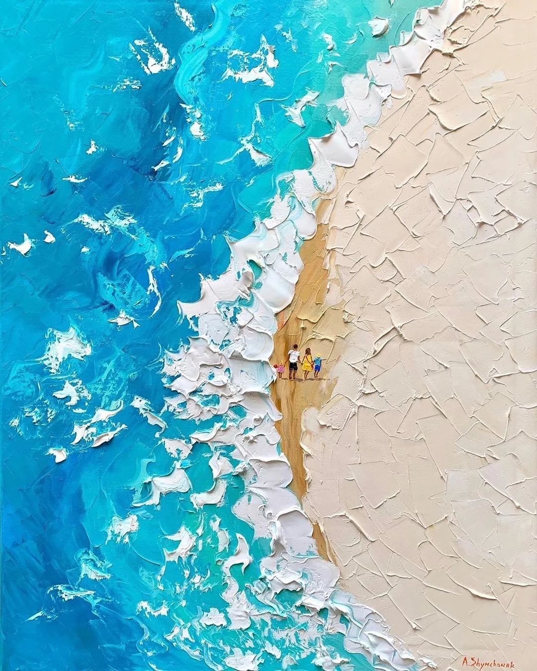 绘画,美图,美的,海边