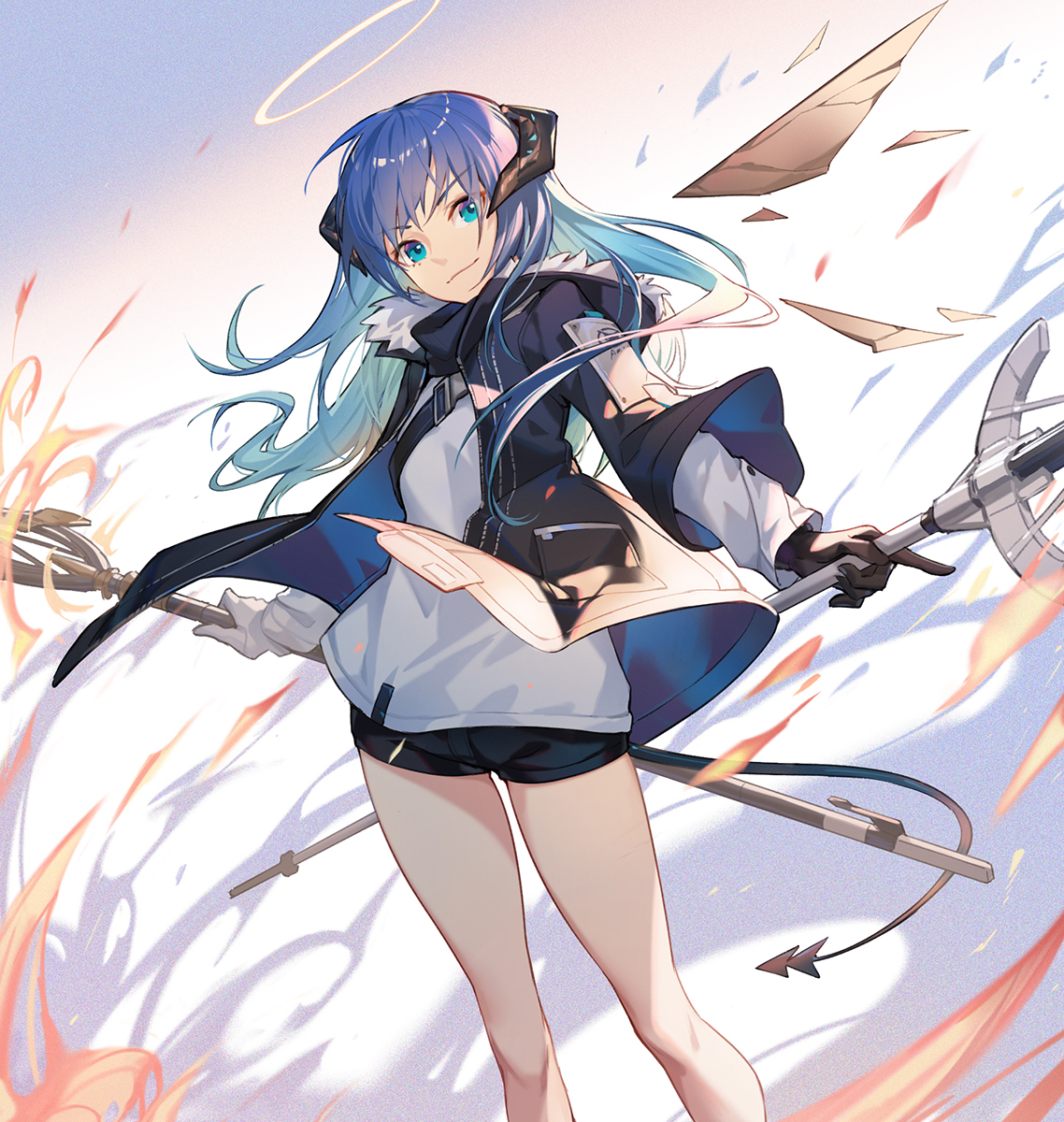 二次元美图,明日方舟:博士偶尔也会感到厌烦