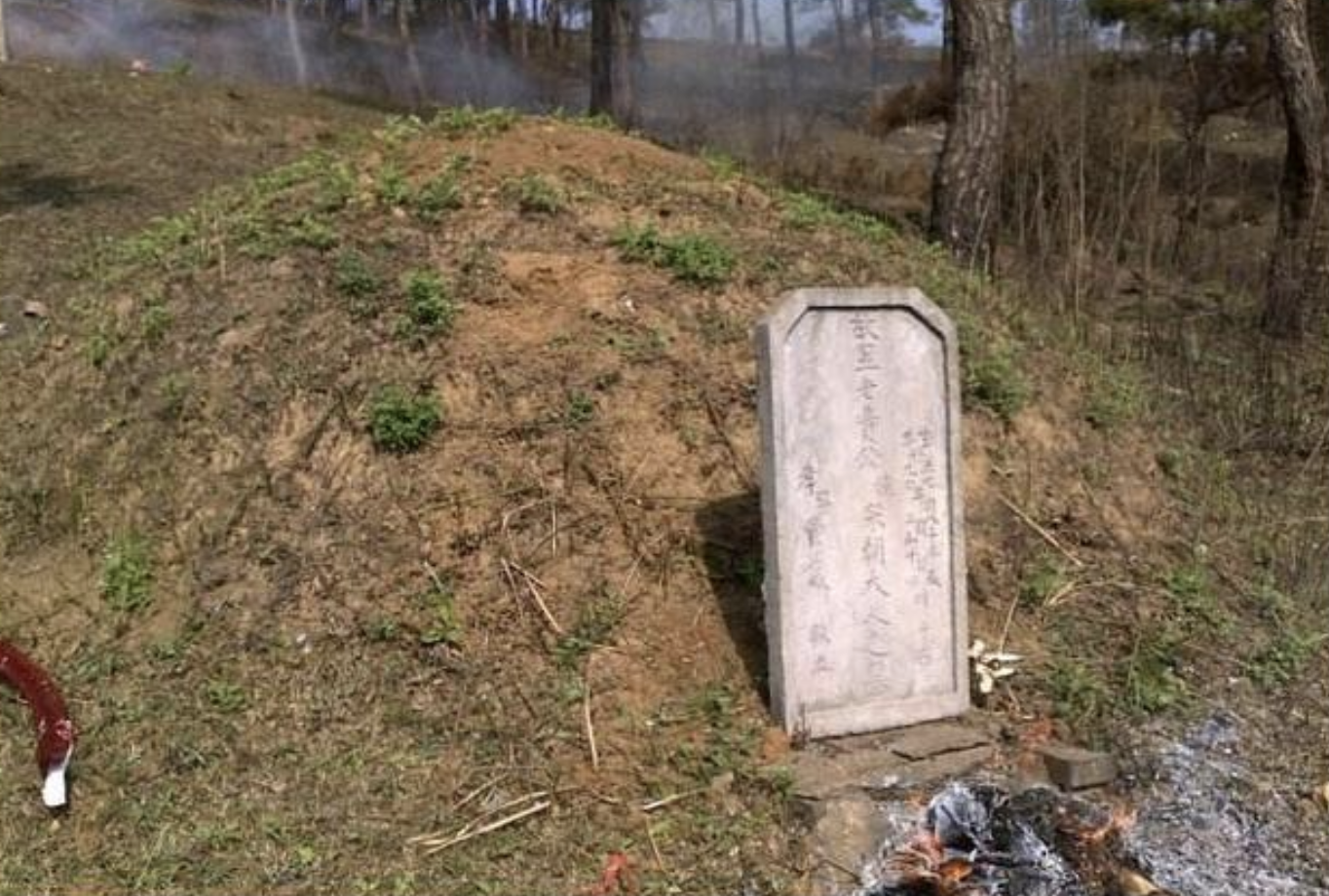 一座坟头上突冒青烟，有人说这座坟的“劲”很大，网友的评论亮了