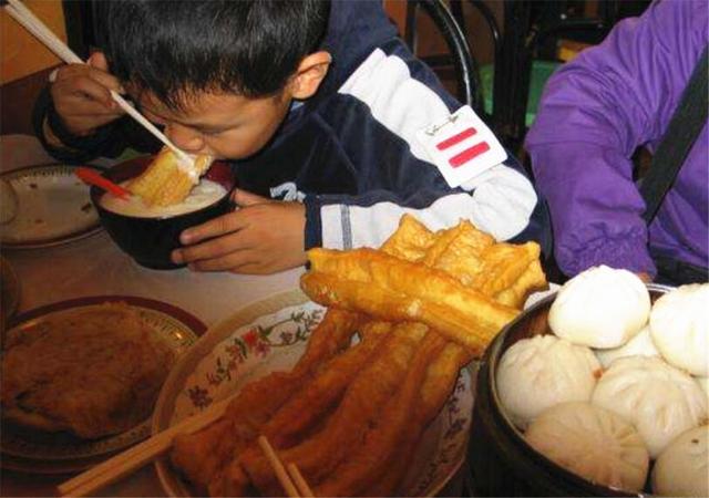 早餐,孩子,垃圾食品,油炸食品