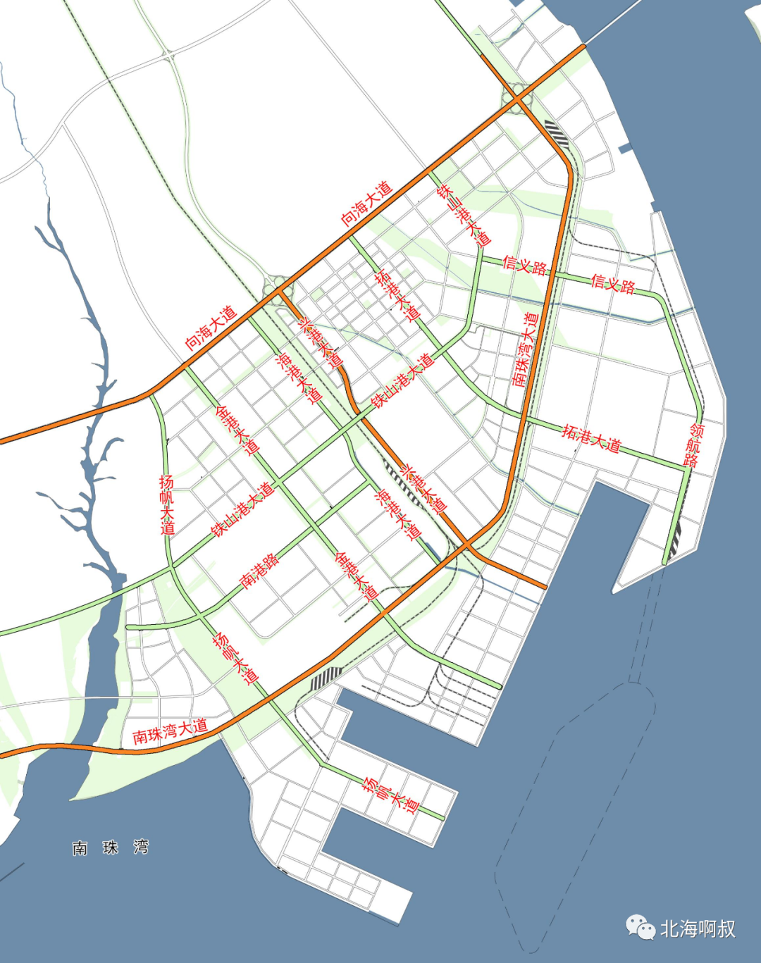 北海发布城市道路路名规划意见征集公告