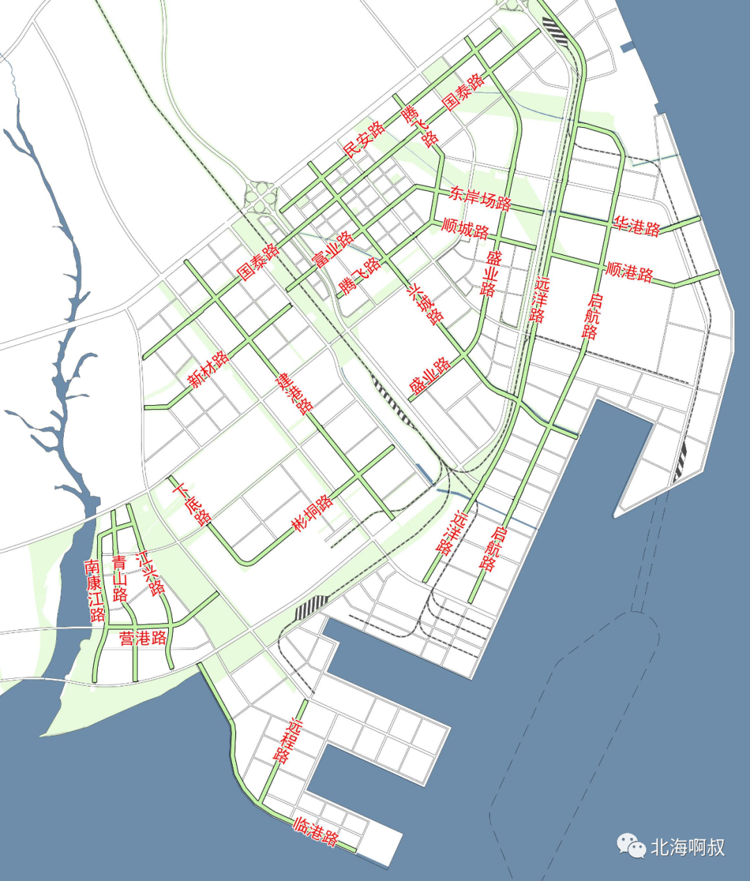 北海市,铁山港区,海景大道,贵州路