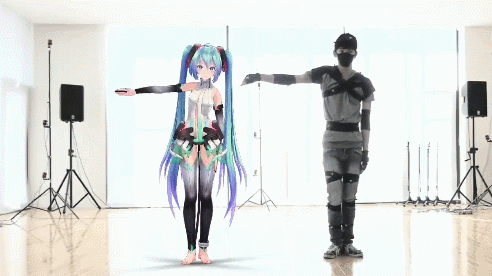 初音动作捕捉,这也太帅了