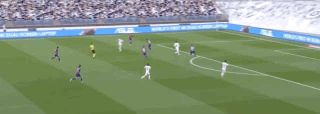 iqiyi sports 开场4分钟 karim benzema(本泽马)突入禁区 对方后卫