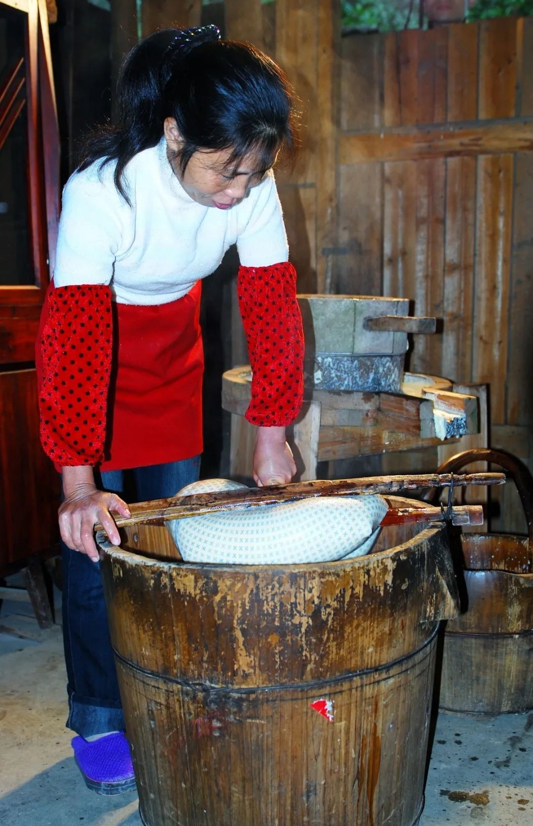 清流嵩溪豆腐皮,传统手工制作