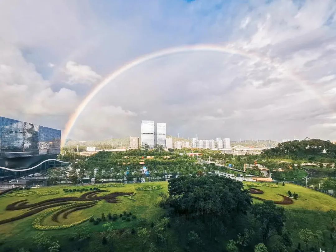 今天,深圳惊现双彩虹,刷屏朋友圈!